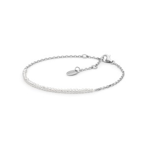 Bratara argint cu perle naturale albe DiAmanti SK22505B-G (Argint 925‰ 1,1 g.)